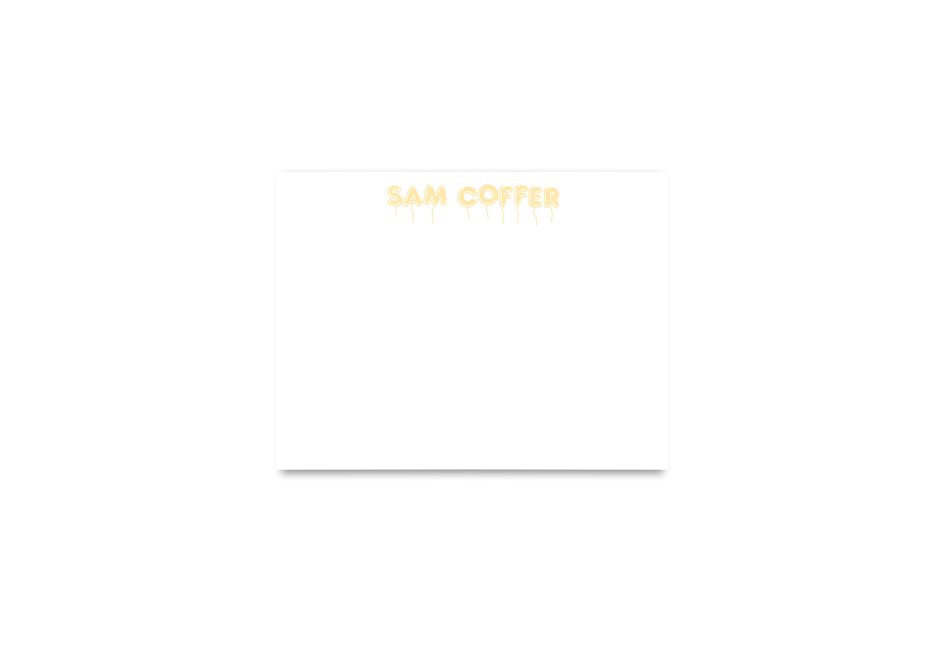 Balloon Notecard Set