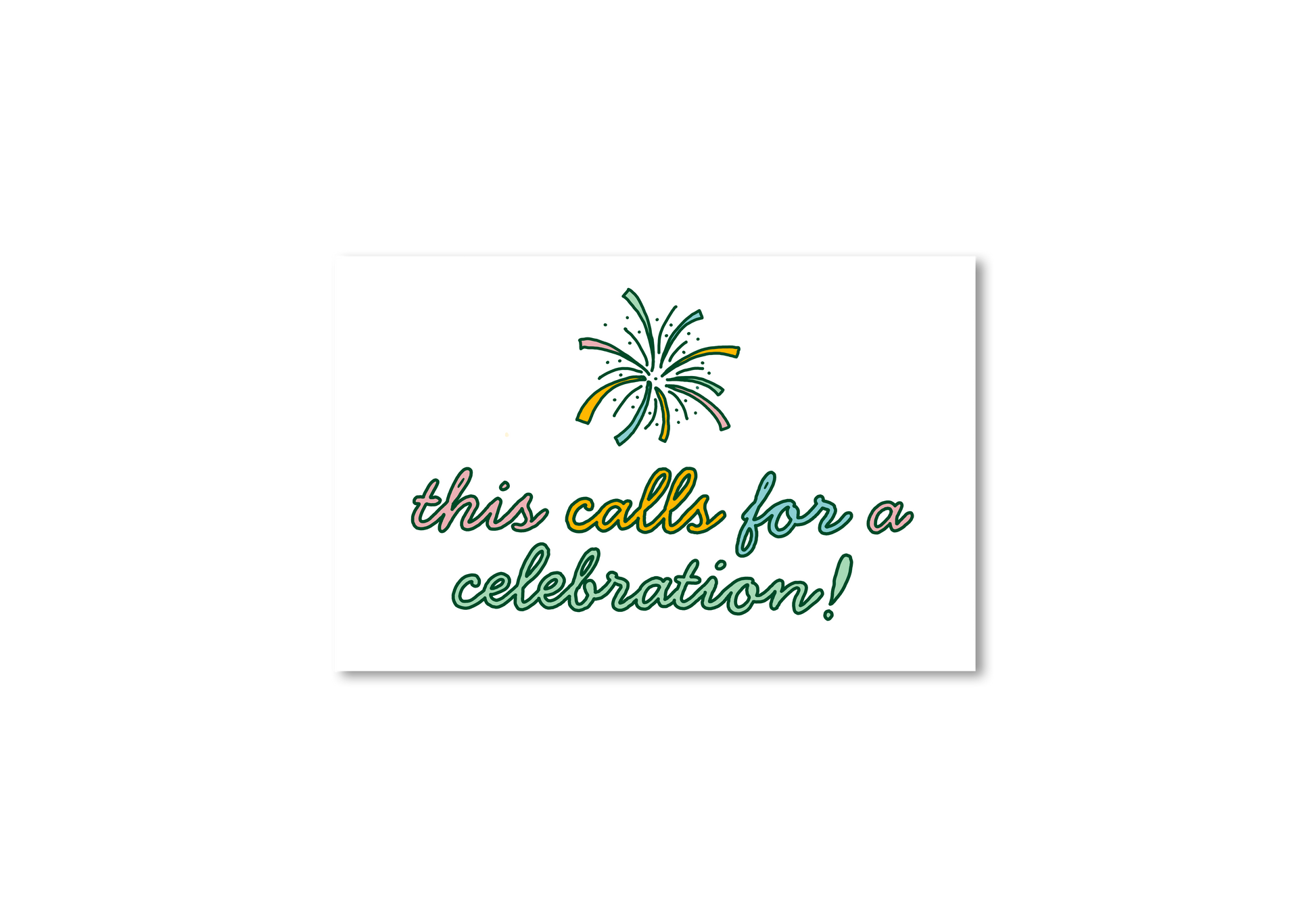Celebration Card Fireworks