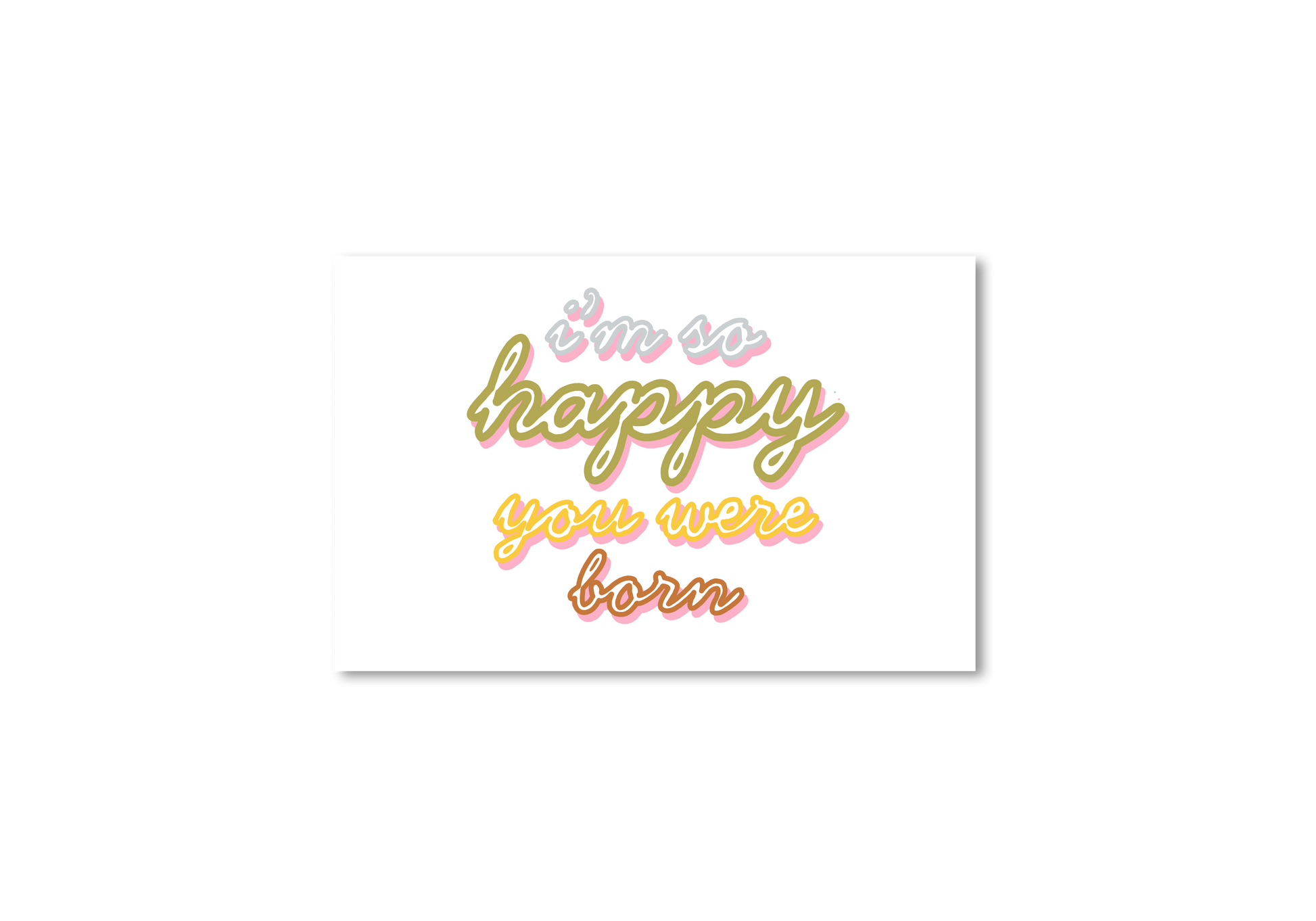 I’m Happy You Were Born Card