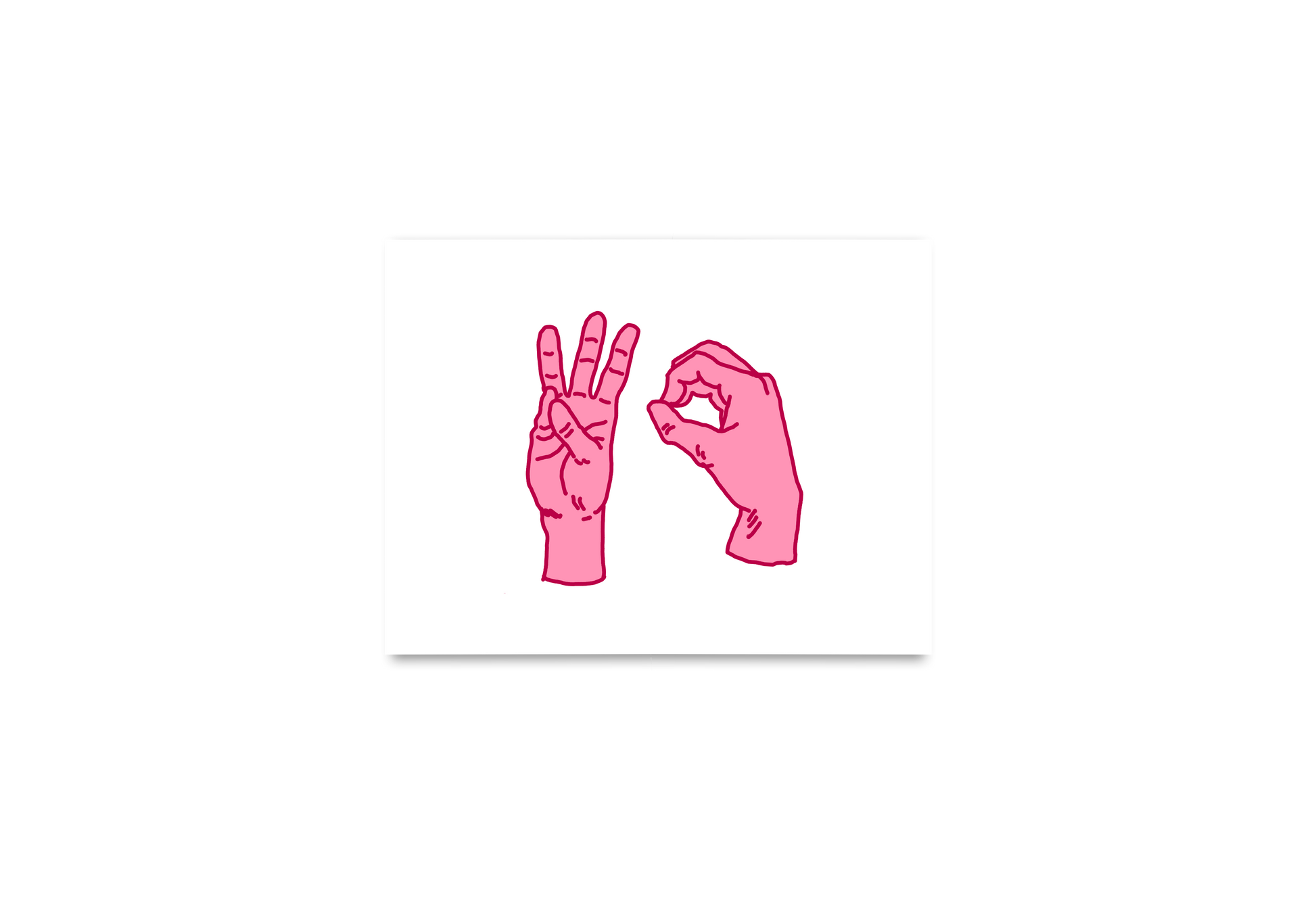 Fingers Age Birthday Card