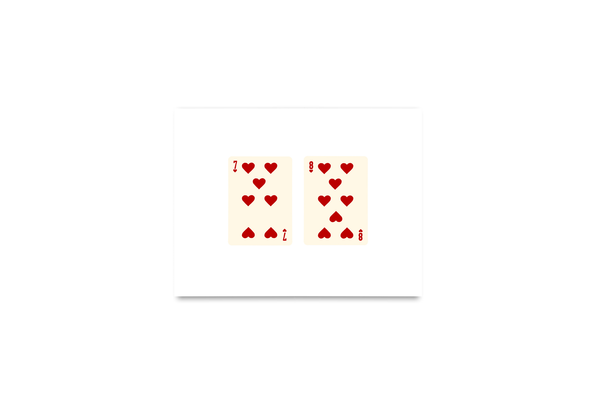 Playing Cards Age Birthday Card