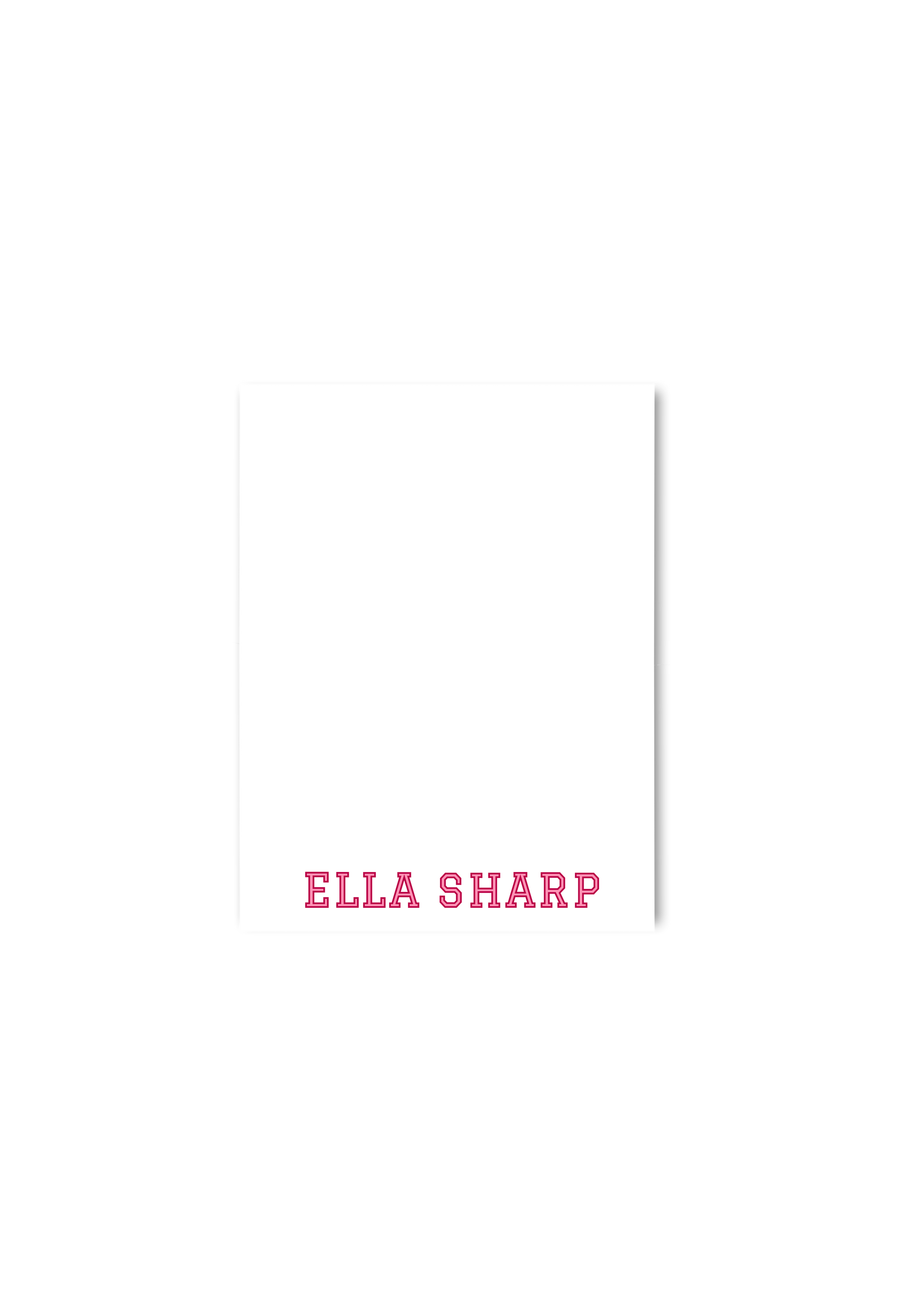Varsity Notecard Set