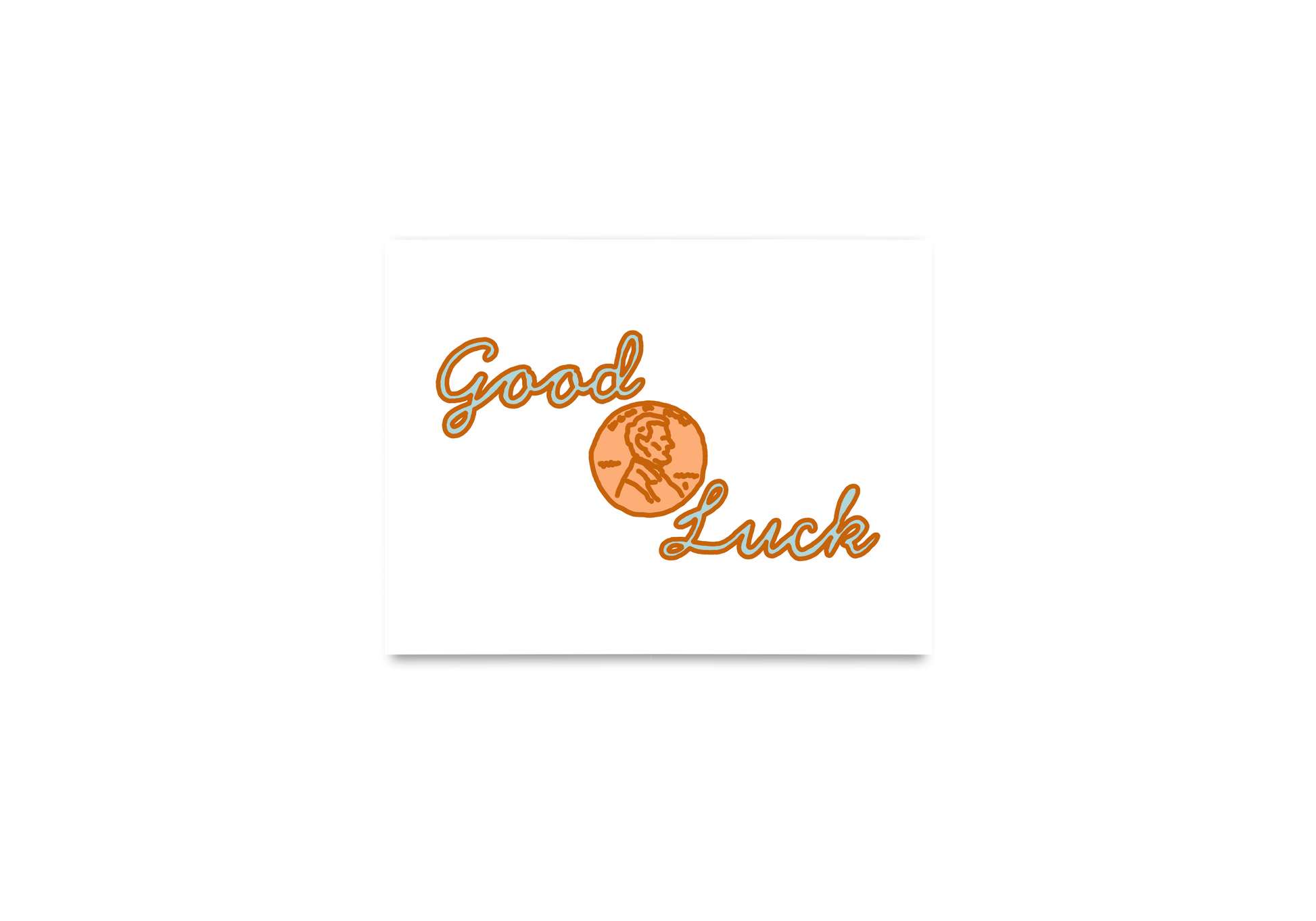 Good Luck Penny Card