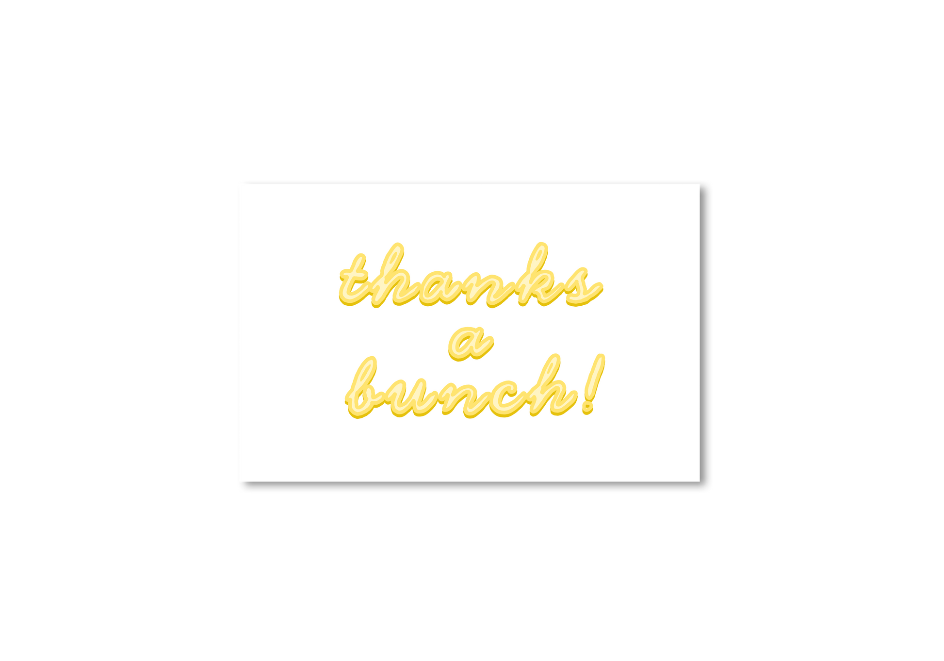 Thanks a Bunch! Card
