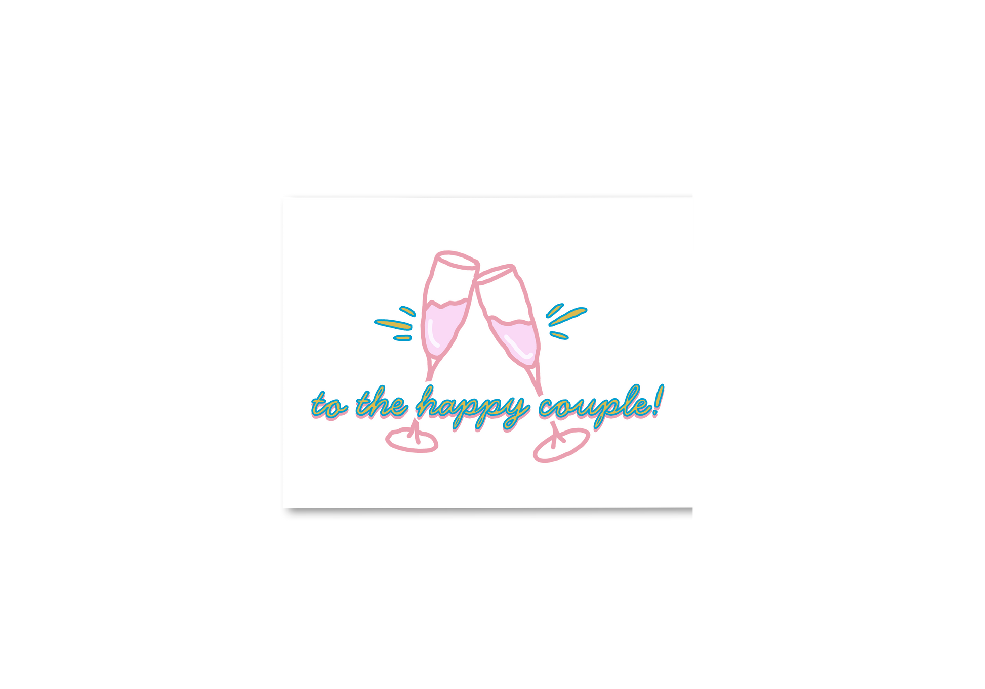 To The Happy Couple! Cheers Card