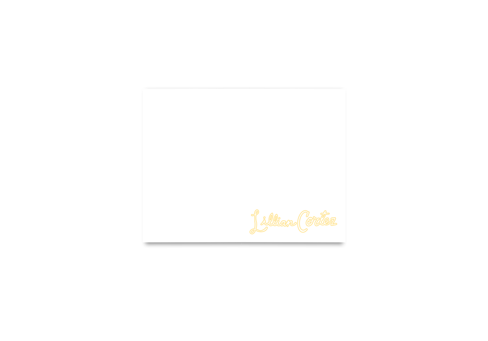 Signature Notecard Set