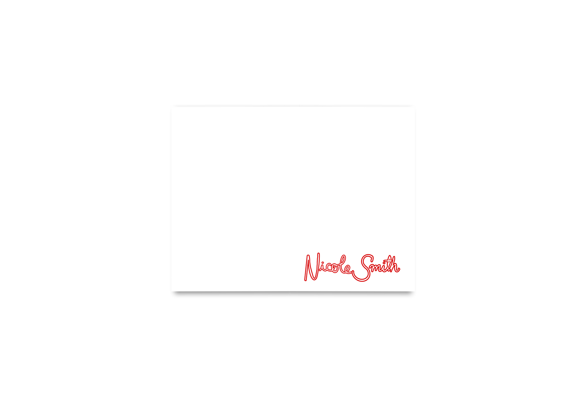Signature Notecard Set
