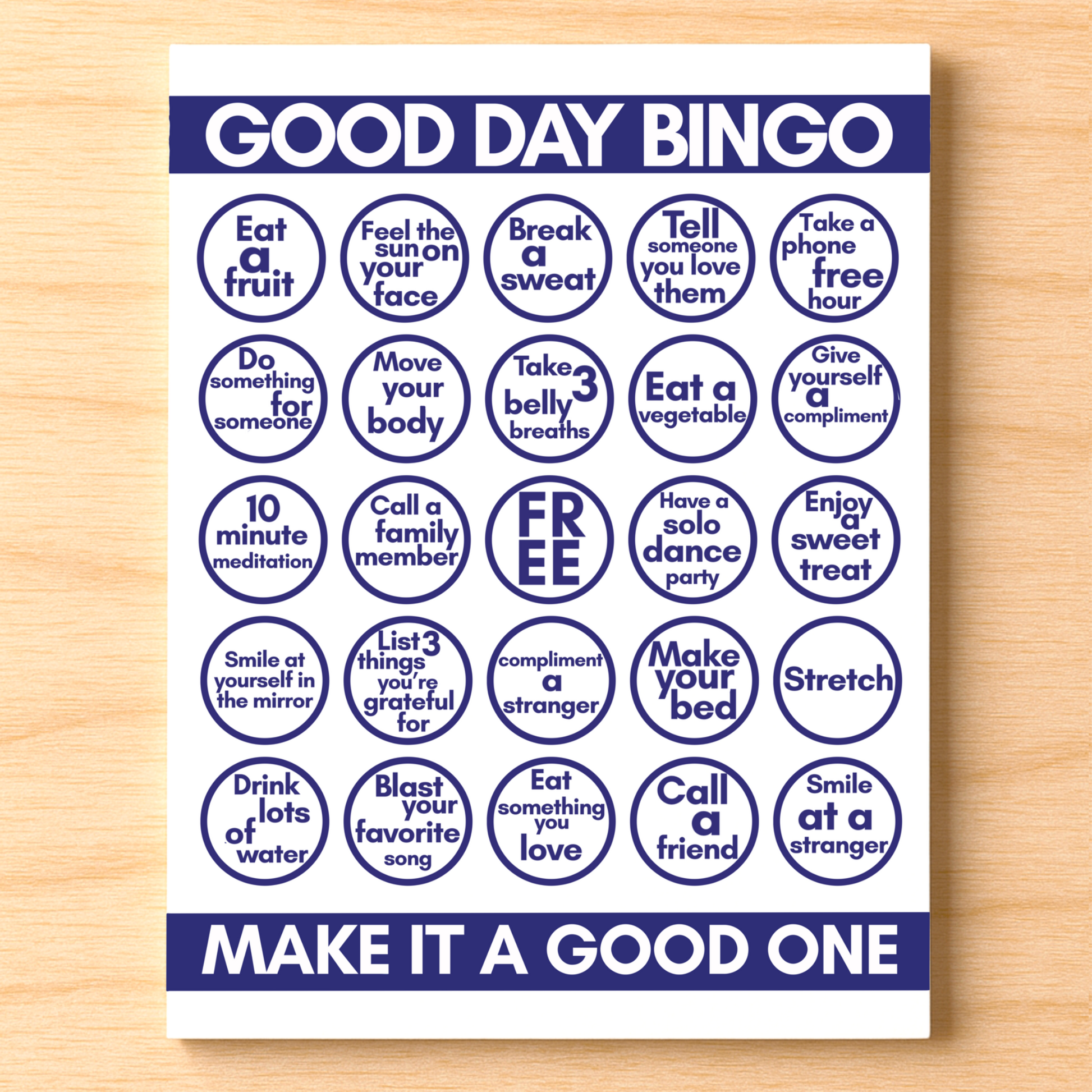Good Day Bingo Pad