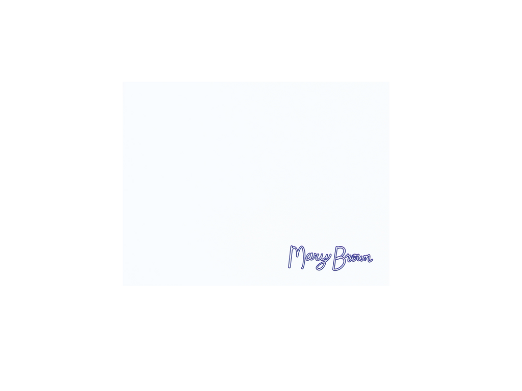 Signature Notecard Set