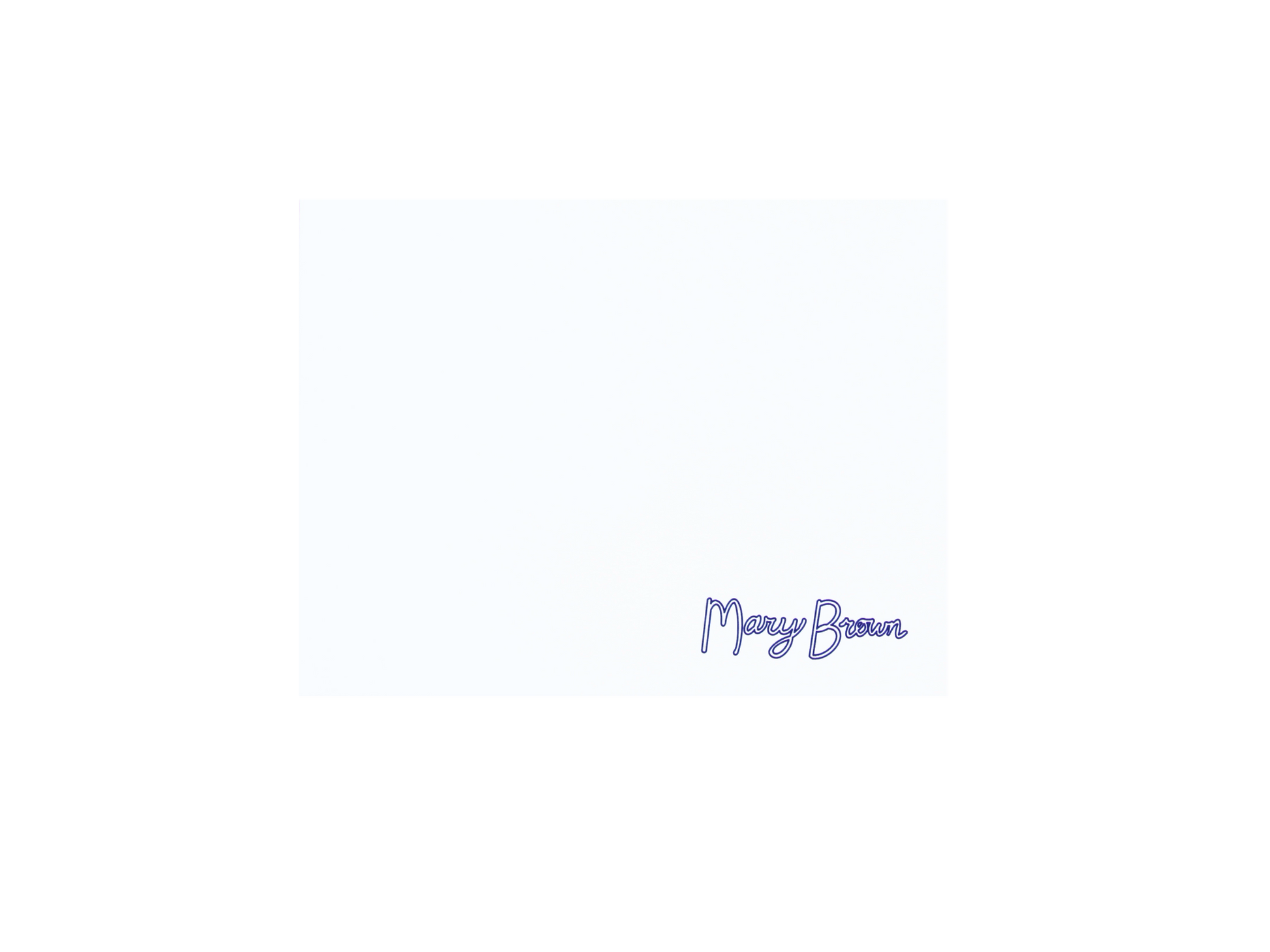 Signature Notecard Set