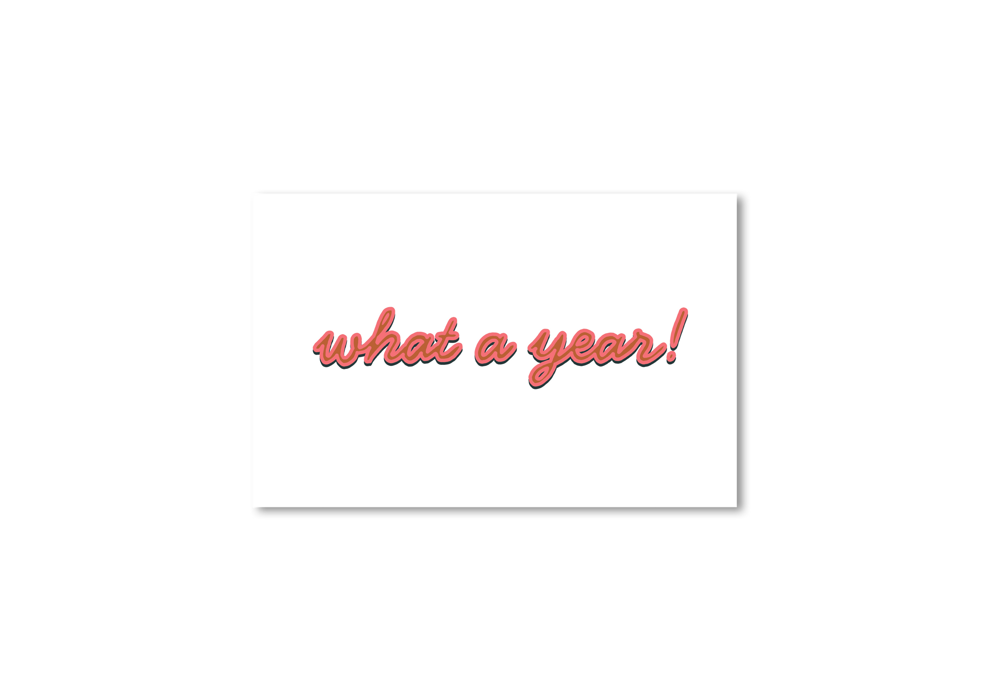 What a Year! Card