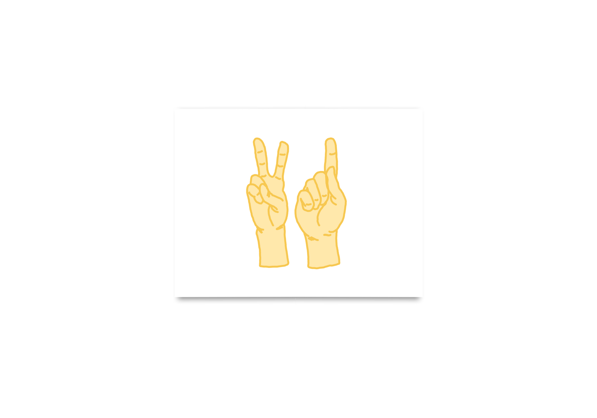 Fingers Age Birthday Card
