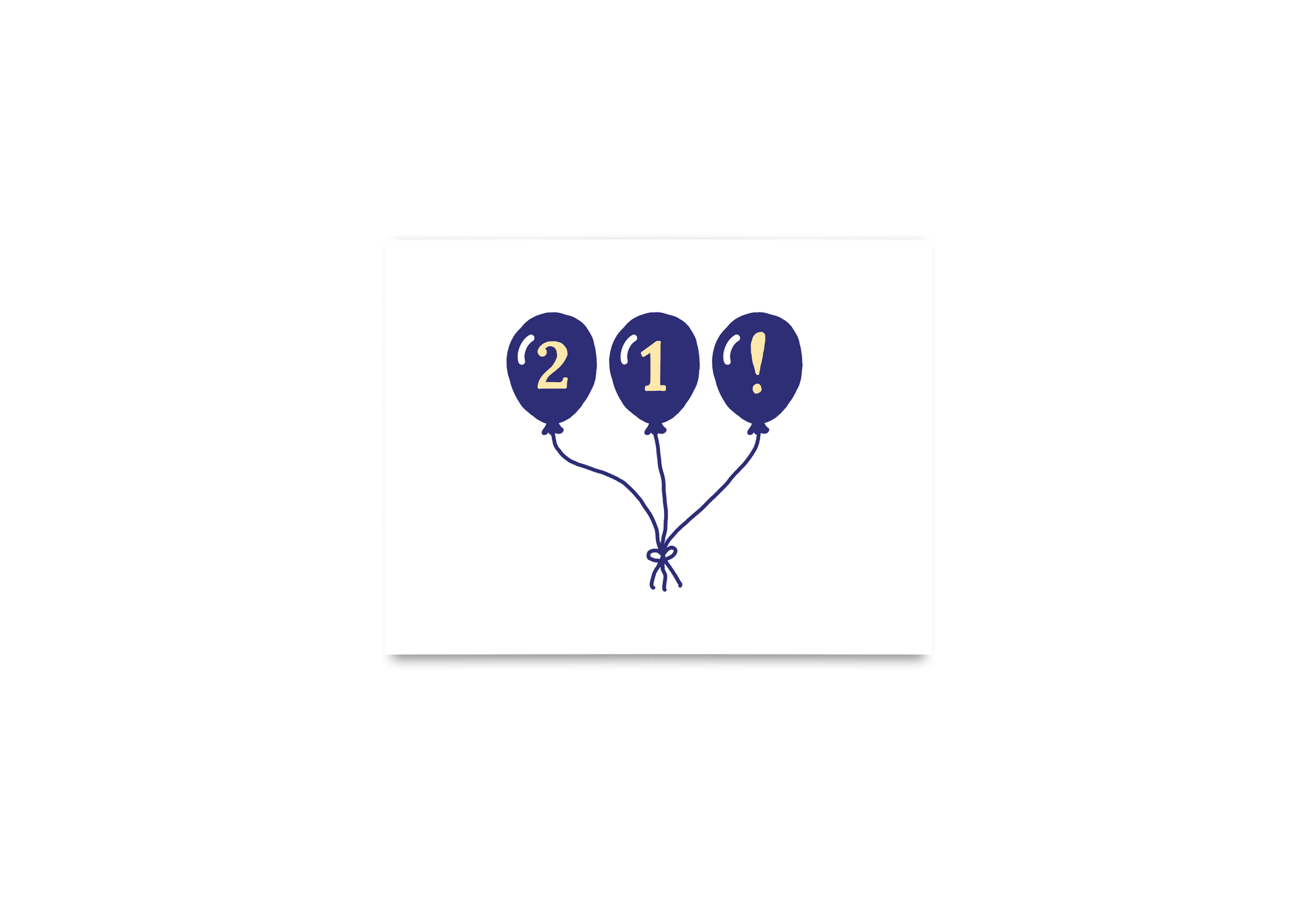 Balloons Age Birthday Card