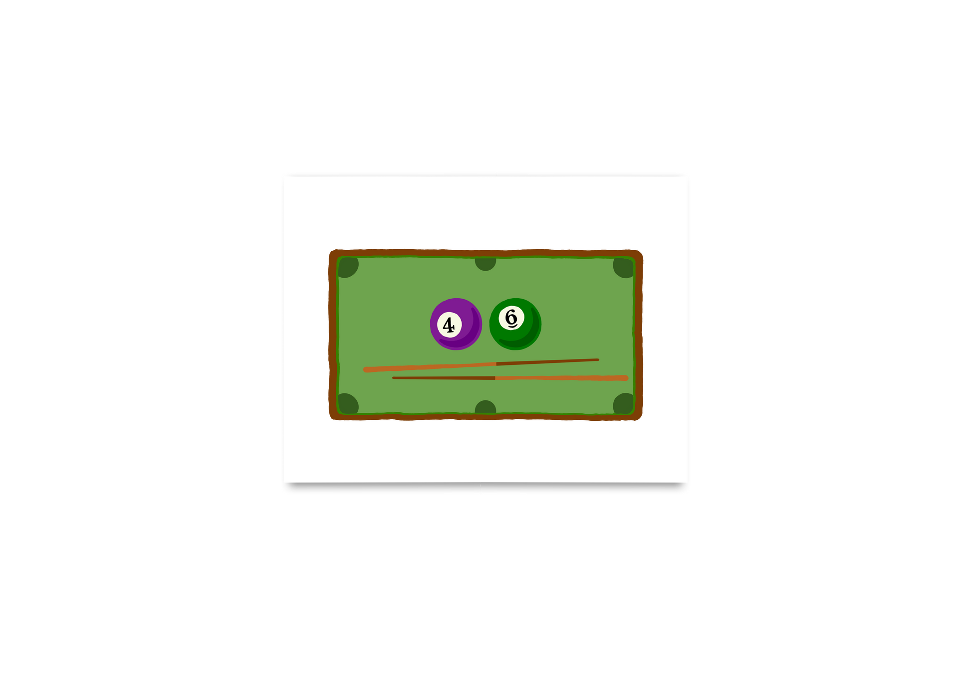 Billiards Age Birthday Card