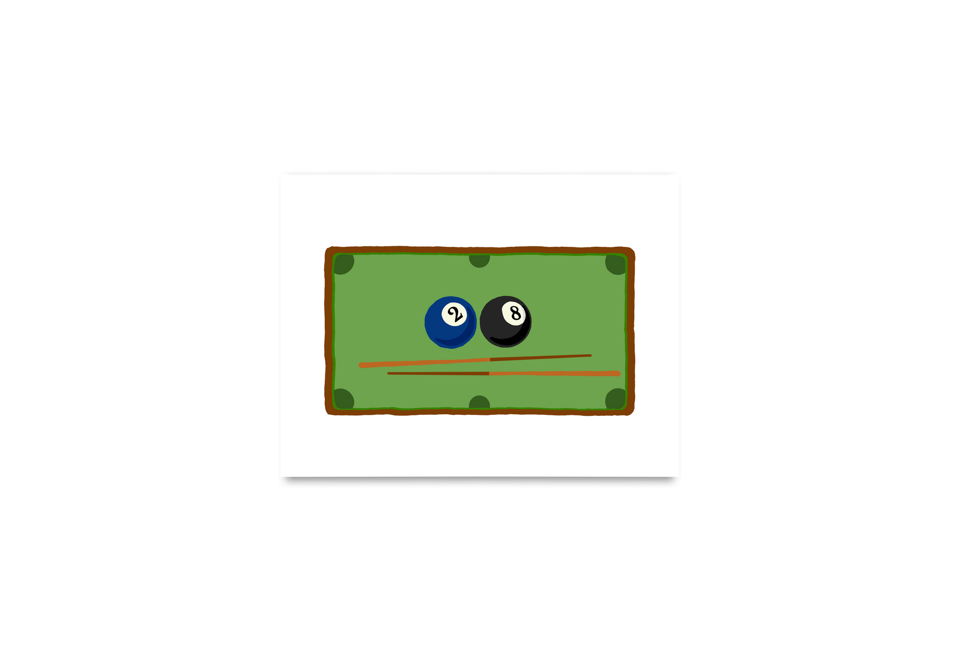 Billiards Age Birthday Card