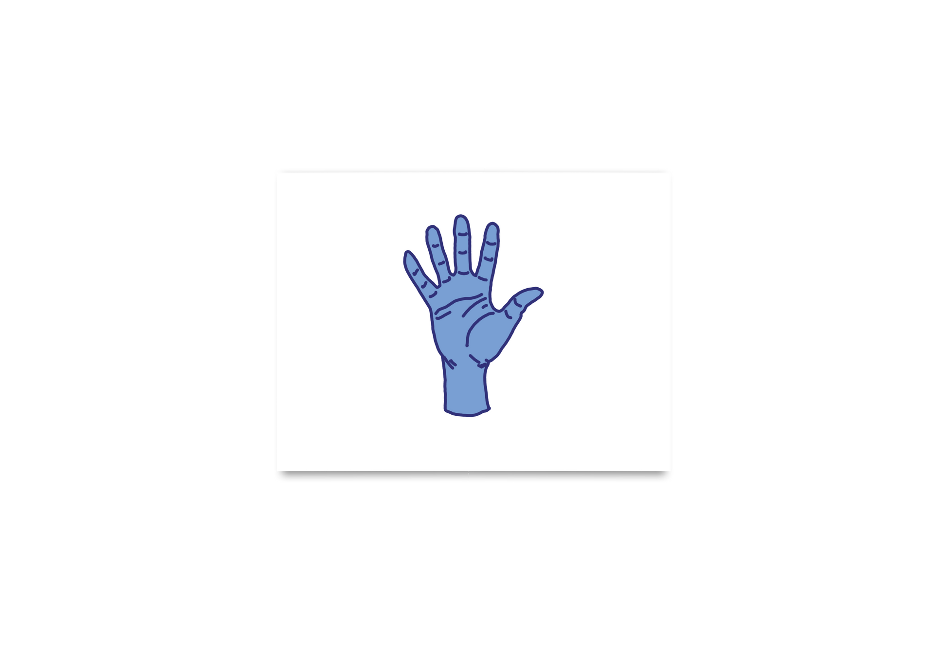 Fingers Age Birthday Card