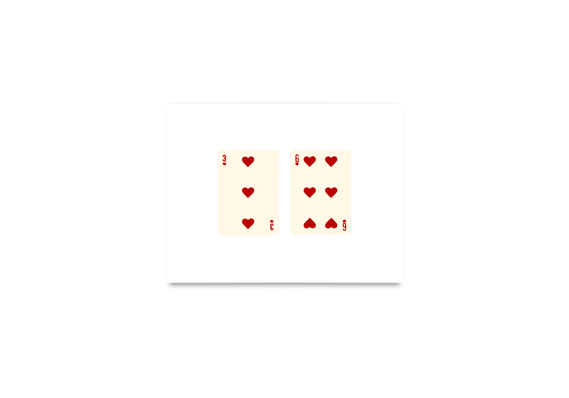 Playing Cards Age Birthday Card