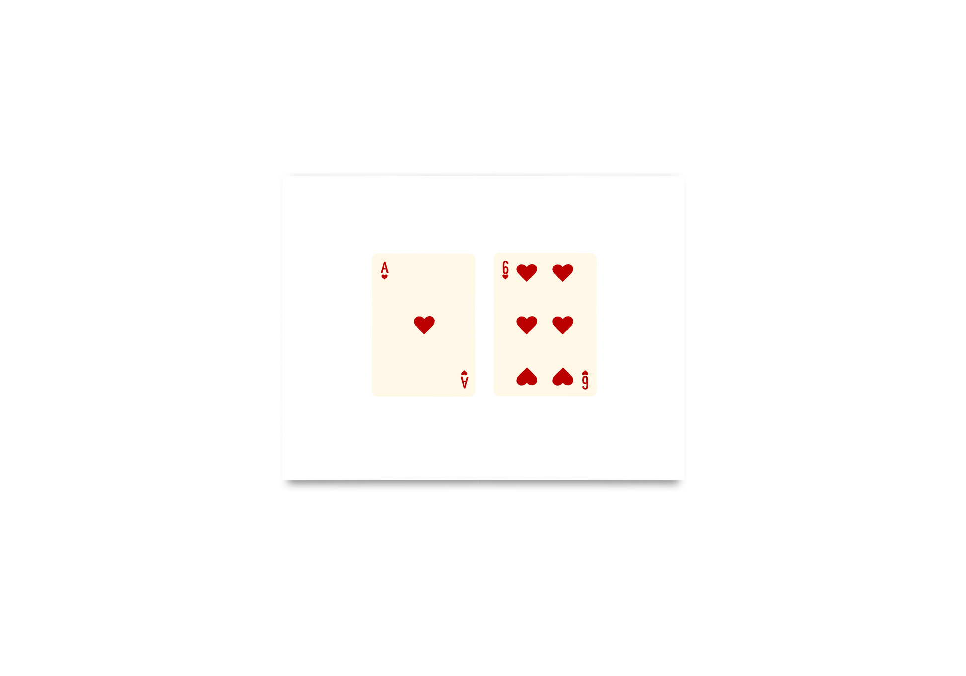 Playing Cards Age Birthday Card