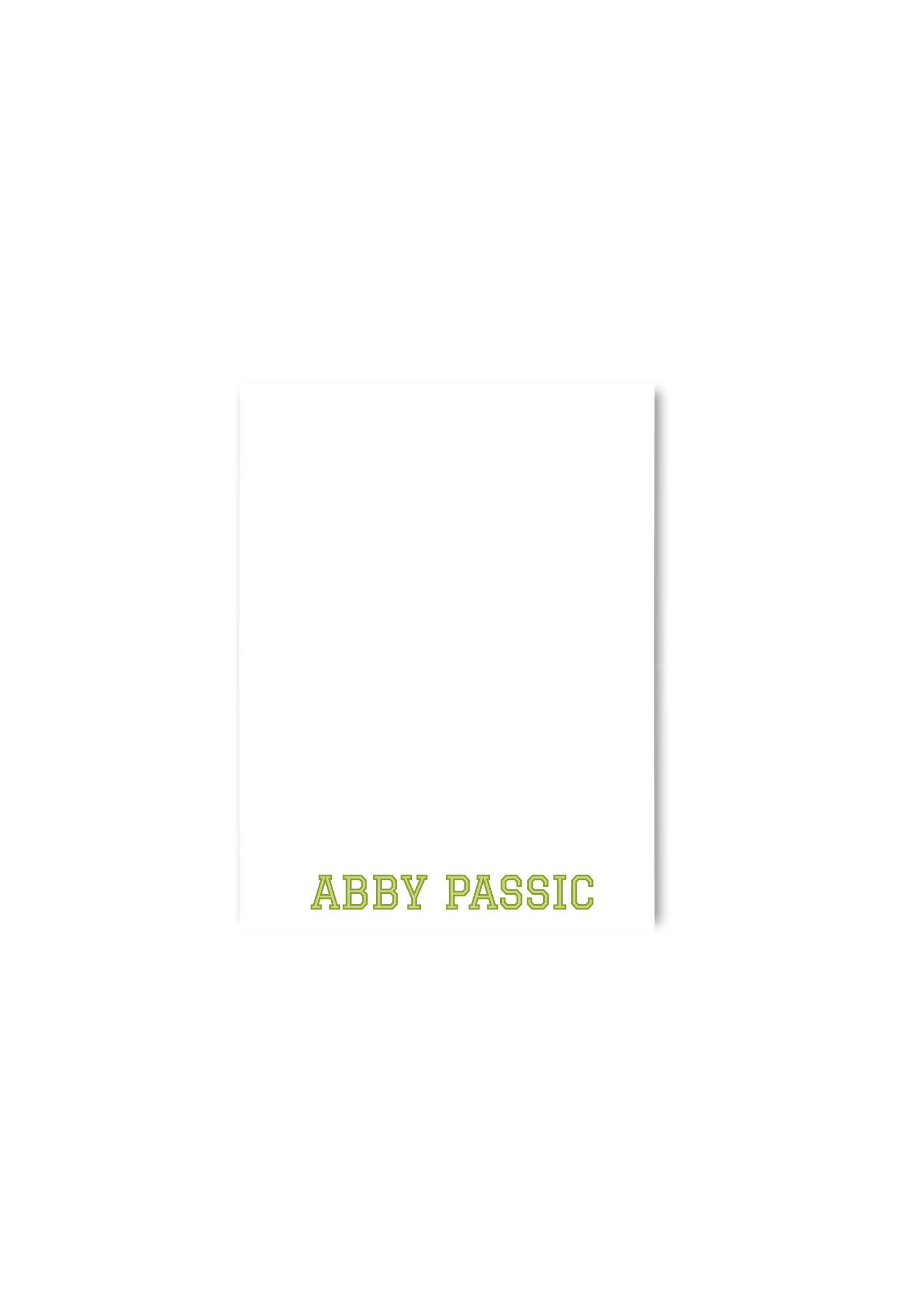 Varsity Notecard Set