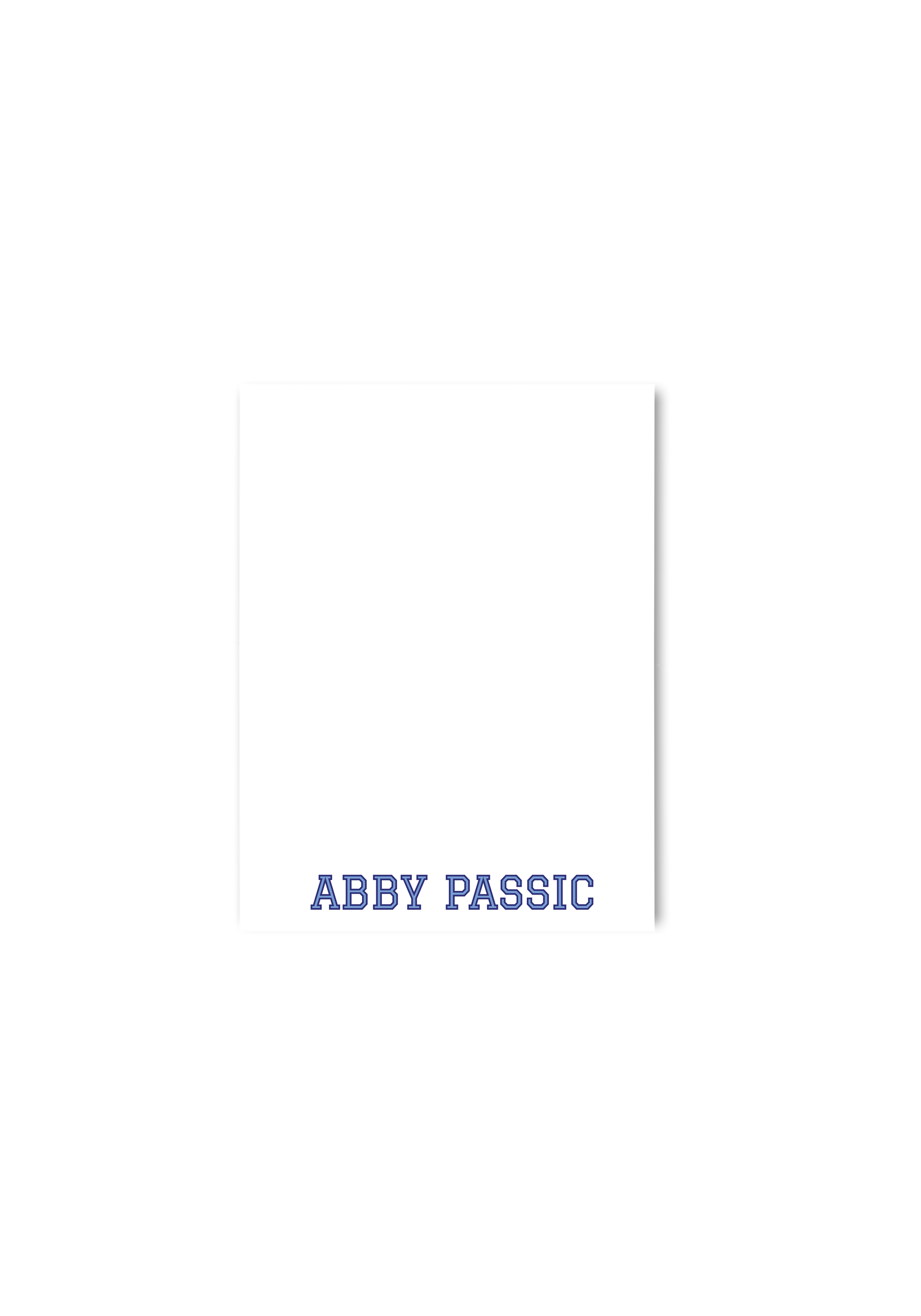 Varsity Notecard Set