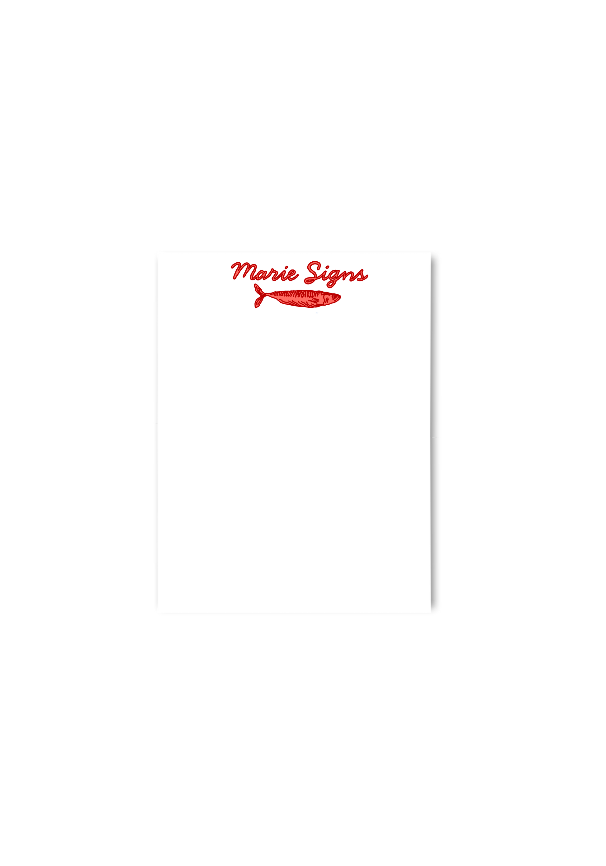 Fish Notecard Set