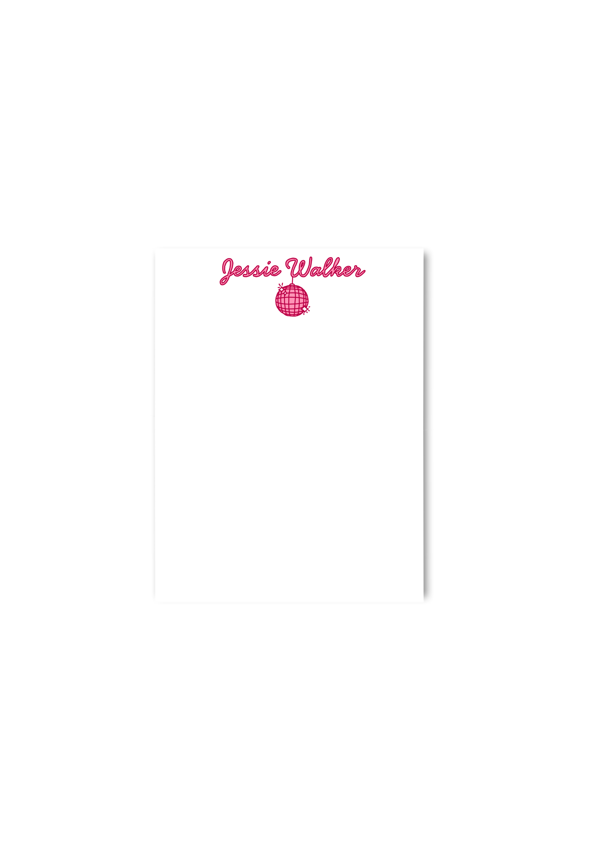 Disco Notecard Set