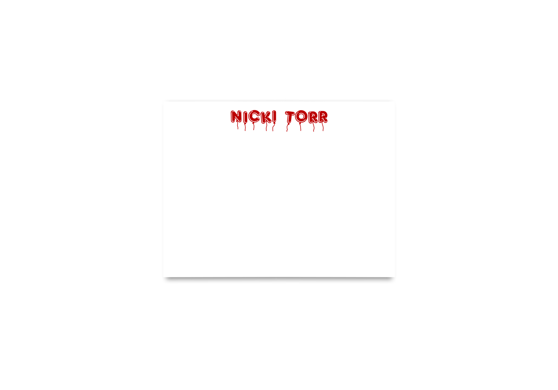 Balloon Notecard Set